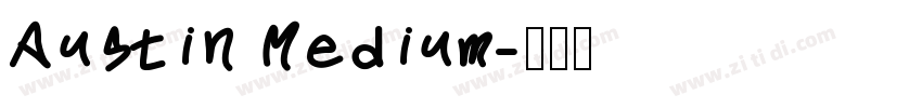Austin Medium字体转换